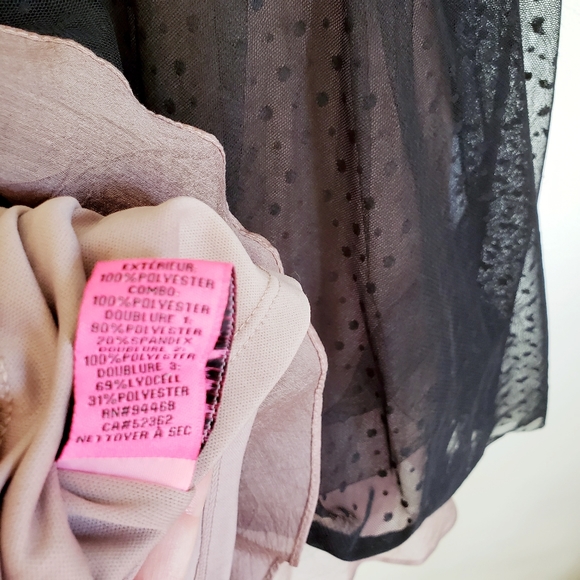 Betsey Johnson Perfect Overlay Black Swiss Dress 6 - Picture 9 of 13